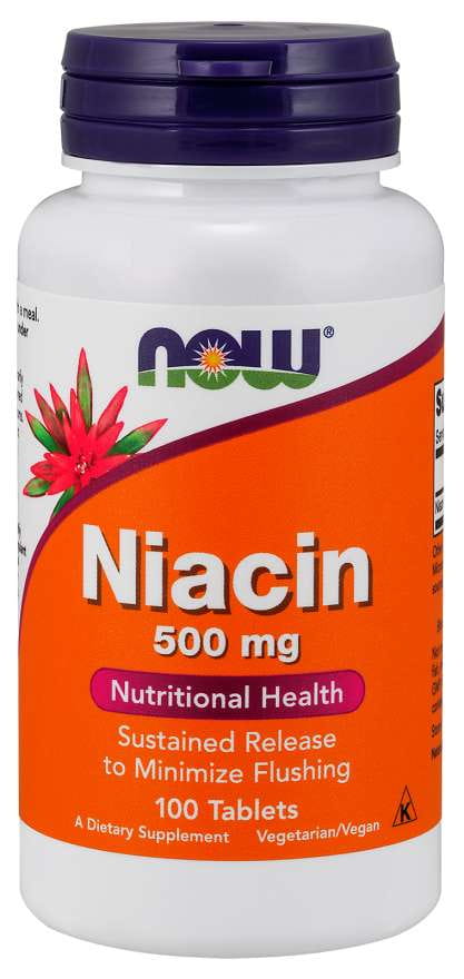 Vitamin B3 Niacin Niacin 500 MG 100 Viên NOW FOODS