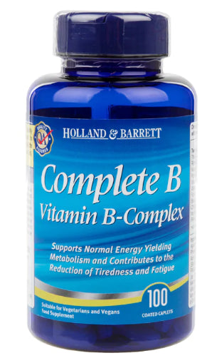 Compleet vitamine B-COMPLEX 100 tabletten HOLLAND & BARRETT