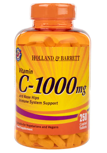 Vitamin C 1000 MG 250 Tabletter HOLLAND & BARRETT