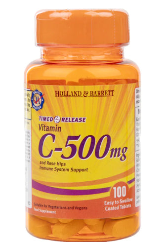 Vitamin C 500 MG 100 Tablet HOLLAND & BARRETT