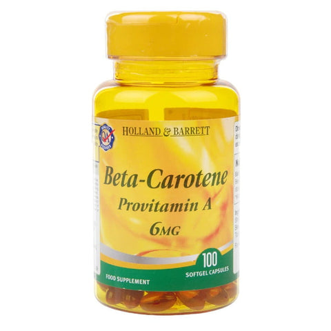 Beta-Carotin Provitamin A 100 Kapseln HOLLAND & BARRETT