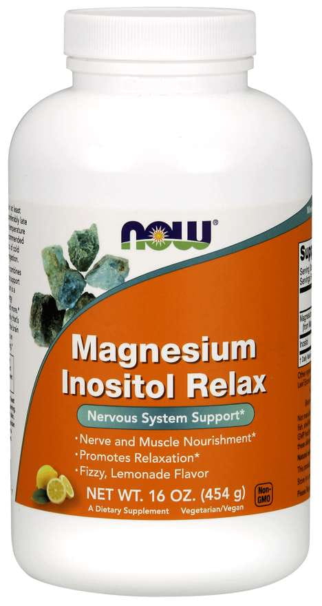 Magnesium Inosit Relax Magnesium a Inosit 454 g NOW FOODS