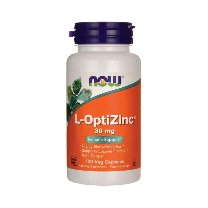 Loptizinc Zinek a Měď 100 Kapslí NOW FOODS
