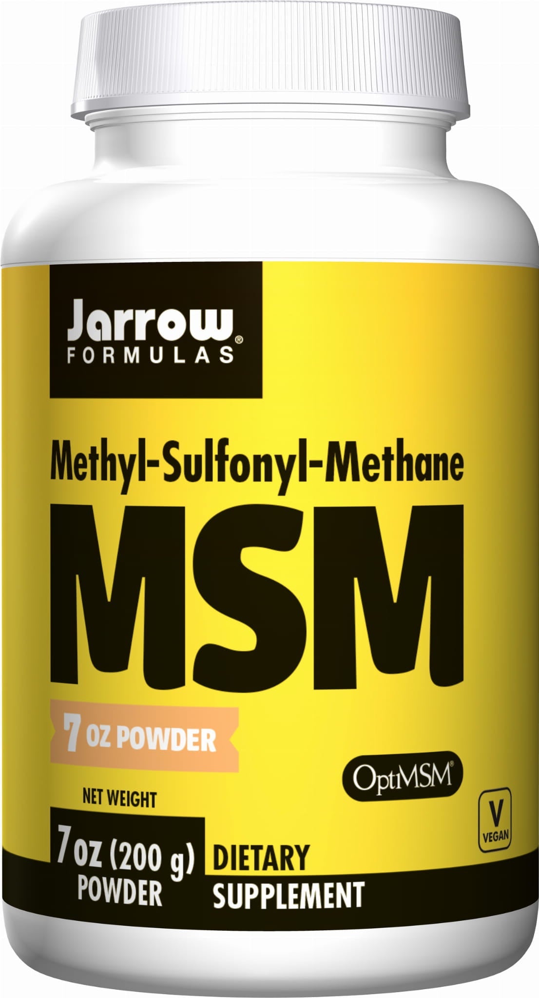 Zwavel MSM optiMSM Methylsulfonylmethaan 200 g JARROW-FORMELN