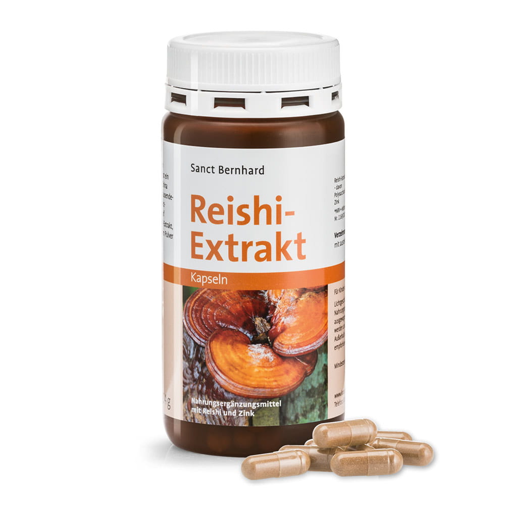 Εκχύλισμα μανιταριού Reishi 120 κάψουλες KRAUTERHAUS SANCT BERNHARD