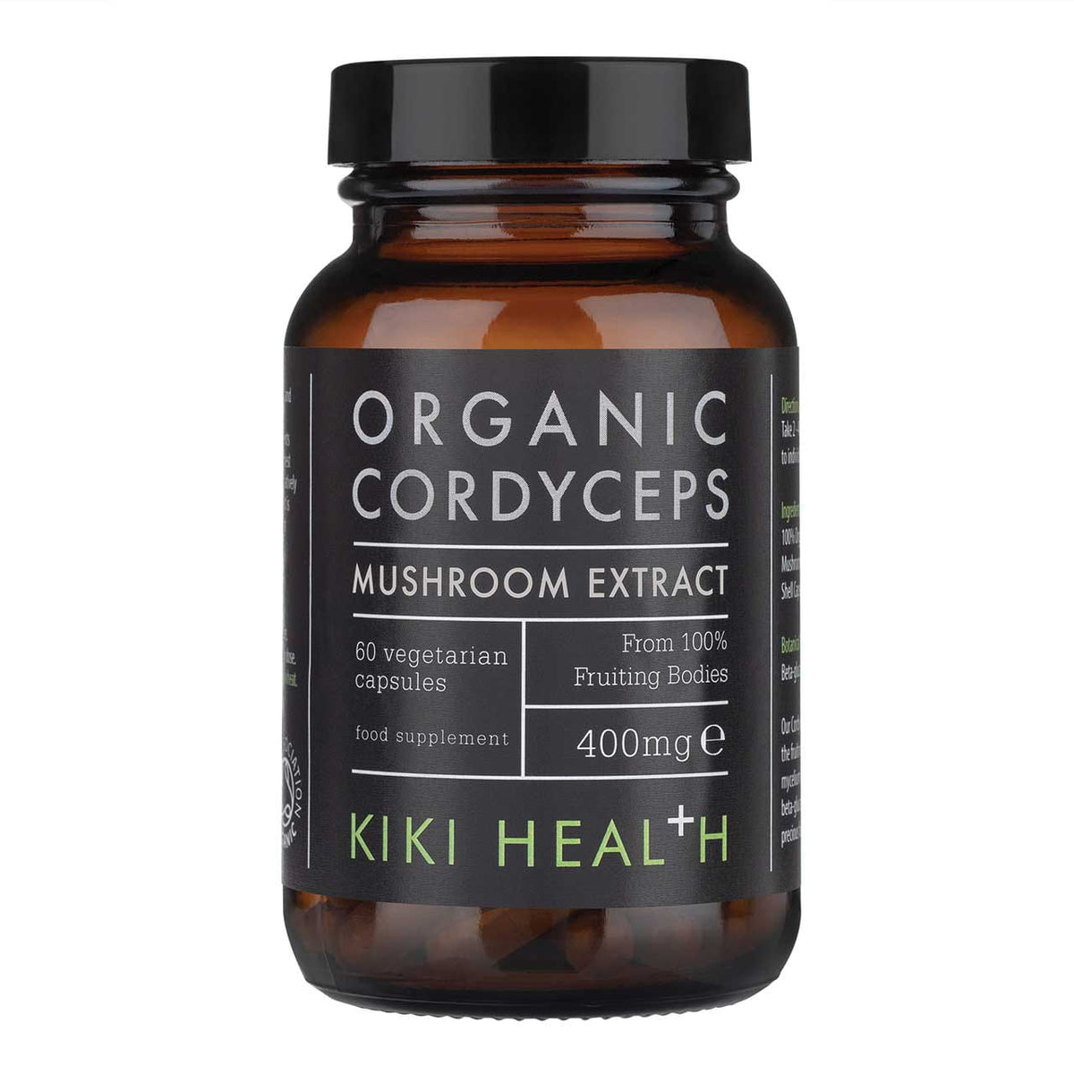 Cordyceps Cordyceps-extrakt 400 MG 60 kapslar KIKI HEALTH