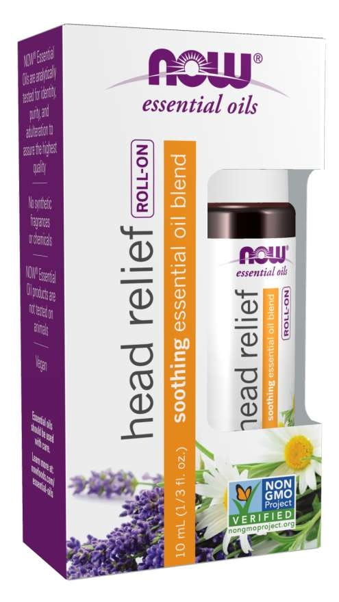 Head Relief Blend Rollon 10 ml NOW FOODS