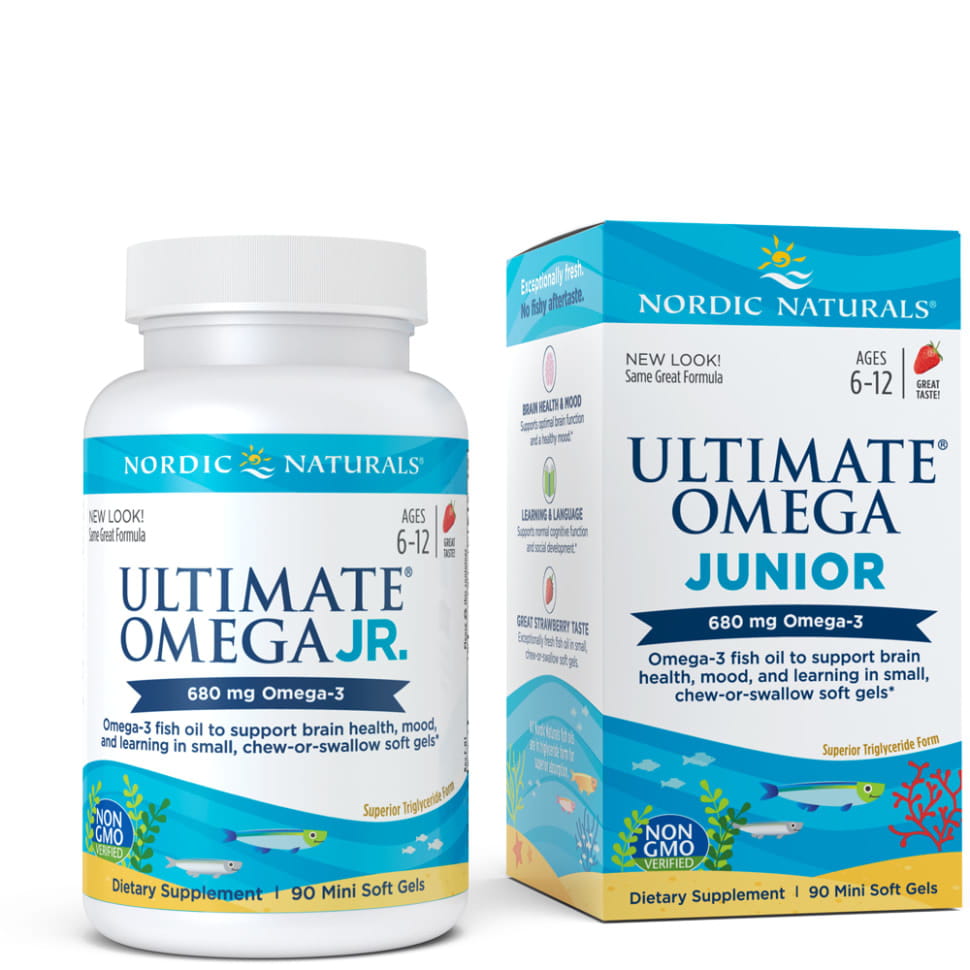 Ultimate Omega Junior 340 MG 90 Kapseln NORDIC NATURALS