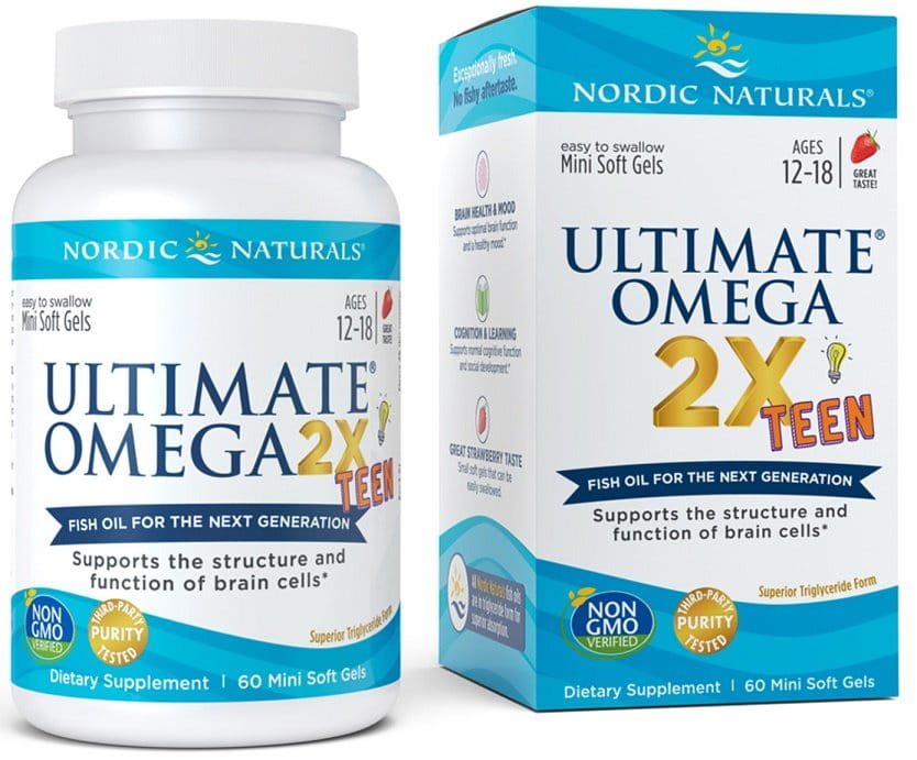 Ultimate Omega 2x Teen 560 MG 60 Capsule NORDIC NATURALS
