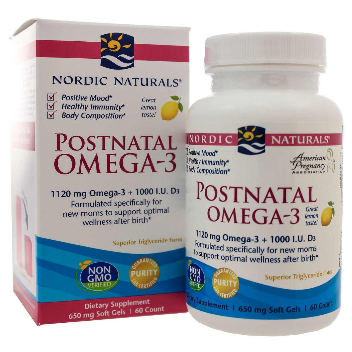 OMEGA3 Pascamelahirkan 60 Kapsul NORDIC NATURALS