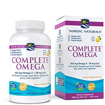 Kompletní Omega 120 kapslí od NORDIC NATURALS
