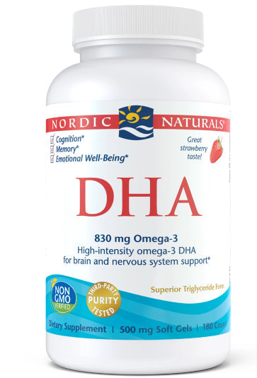 DHA OMEGA3 Olio 180 Capsule NORDIC NATURALS