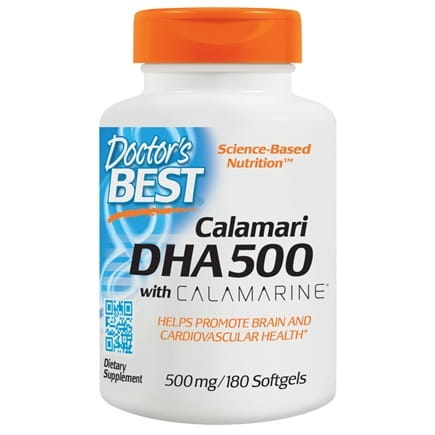 Calamari OMEGA 3 DHA 500 MG EPA 50 MG 180 Kapsler DOCTOR'S BEST