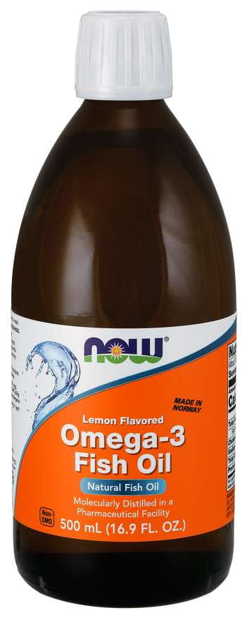 OMEGA 3 Fiskolja 500 ml NOW FOODS