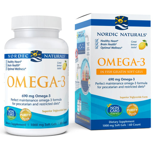 Omega3 halzsírkapszulákban 60 kapszula NORDIC NATURALS