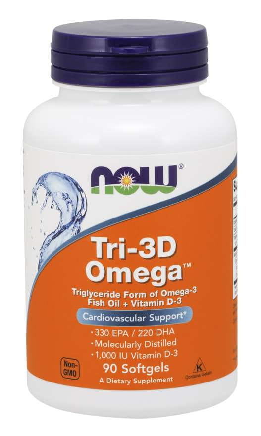 Tri3d OMEGA3 90 capsules NOW FOODS