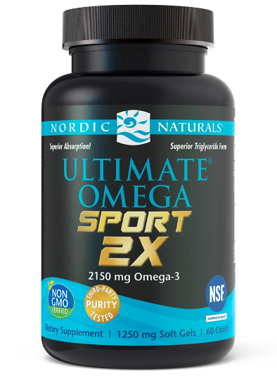 Ultimate Omega Sport 2x 60 gélules NORDIC NATURALS