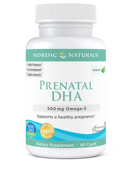 Prenatális DHA OMEGA 3 vegán 60 kapszula NORDIC NATURALS