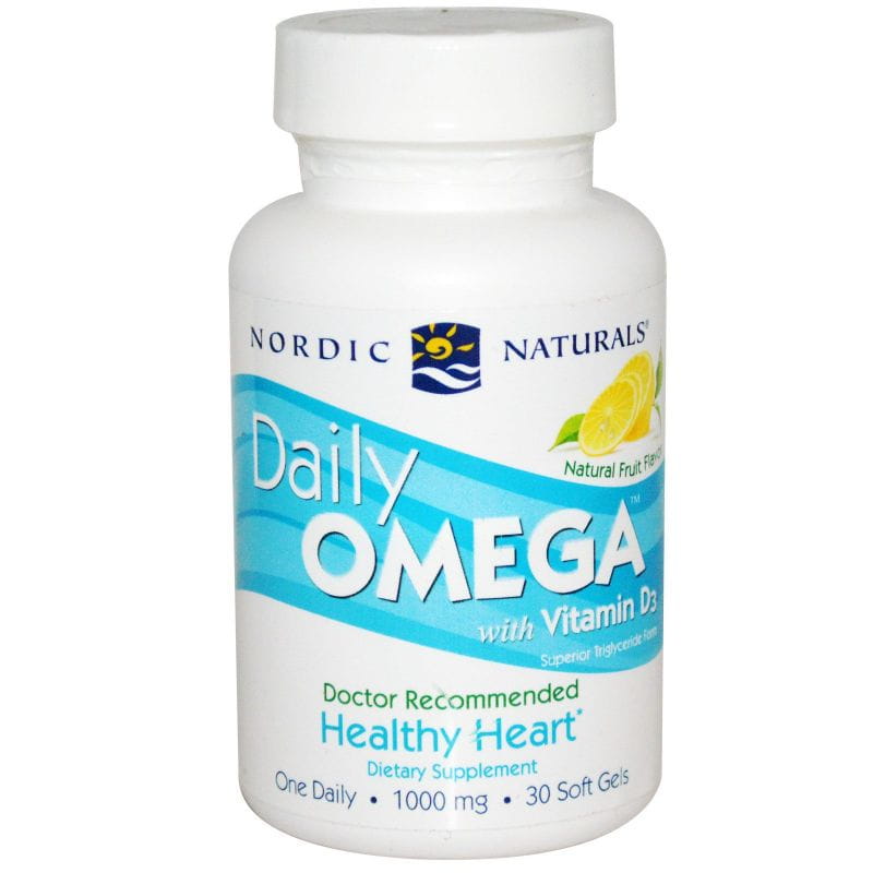 Omega Diario con Vitamina D3 30 Cápsulas NORDIC NATURALS