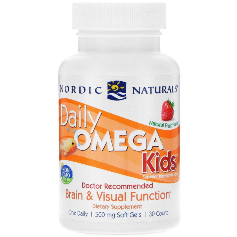 Denně Omega Kids 30 Tobolek NORDIC NATURALS