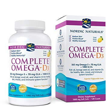 Komplettes OmegaD3 120 Kapseln NORDIC NATURALS