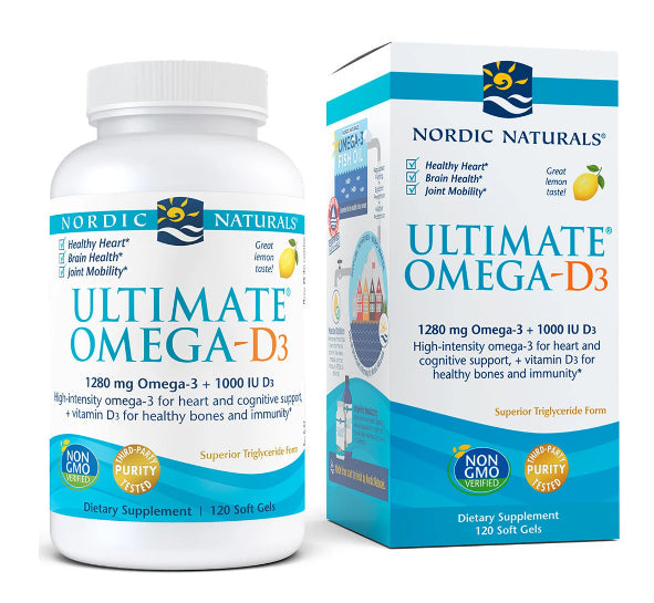 Ultime omégaD3 120 gélules NORDIC NATURALS