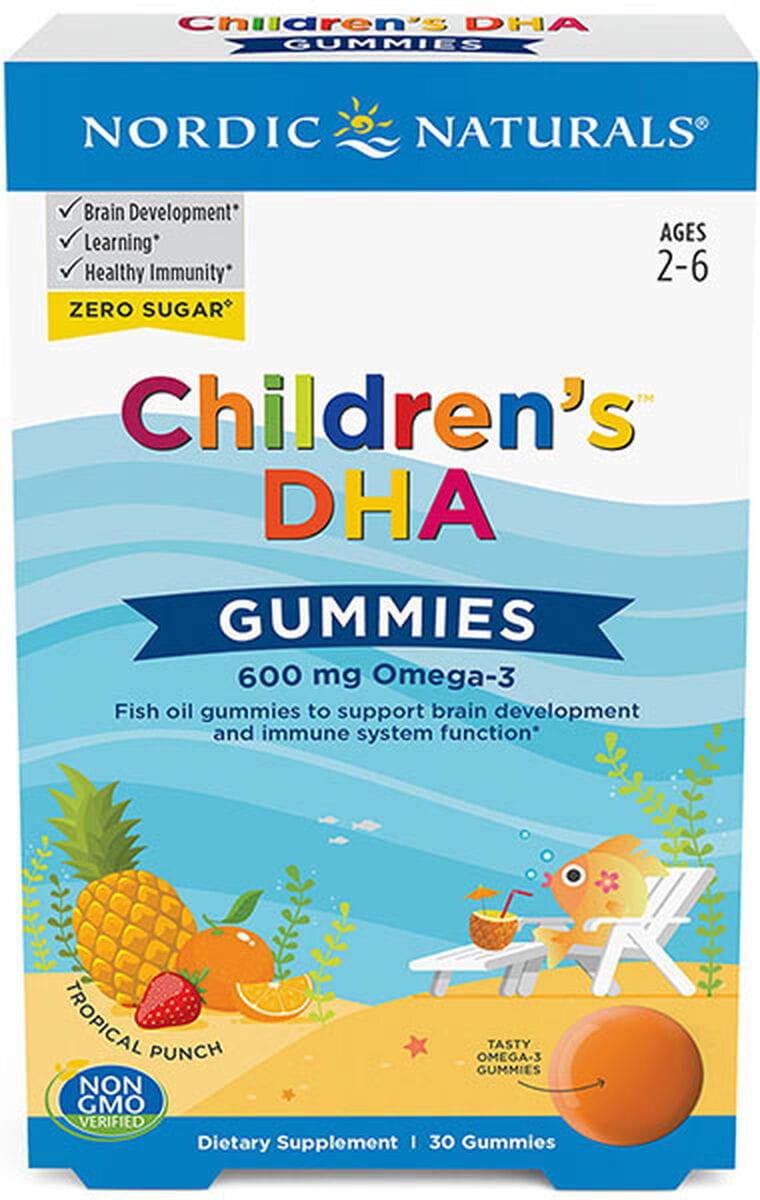 DHA Gummibjörnar för barn 30 NORDIC NATURALS Gummibjörnar