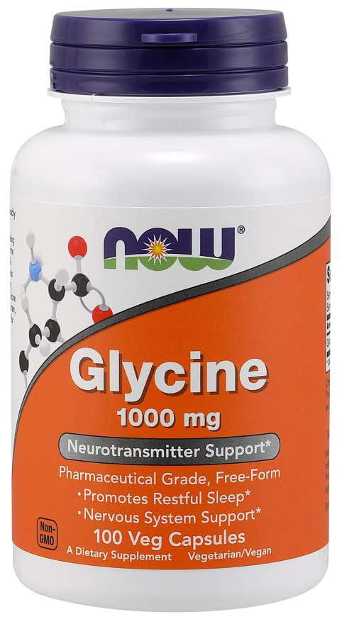 Glycine Glycine 1000 MG 100 Capsule NOW FOODS