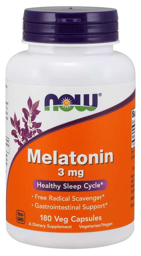 Melatonin 3 MG 180 Kapsul NOW FOODS