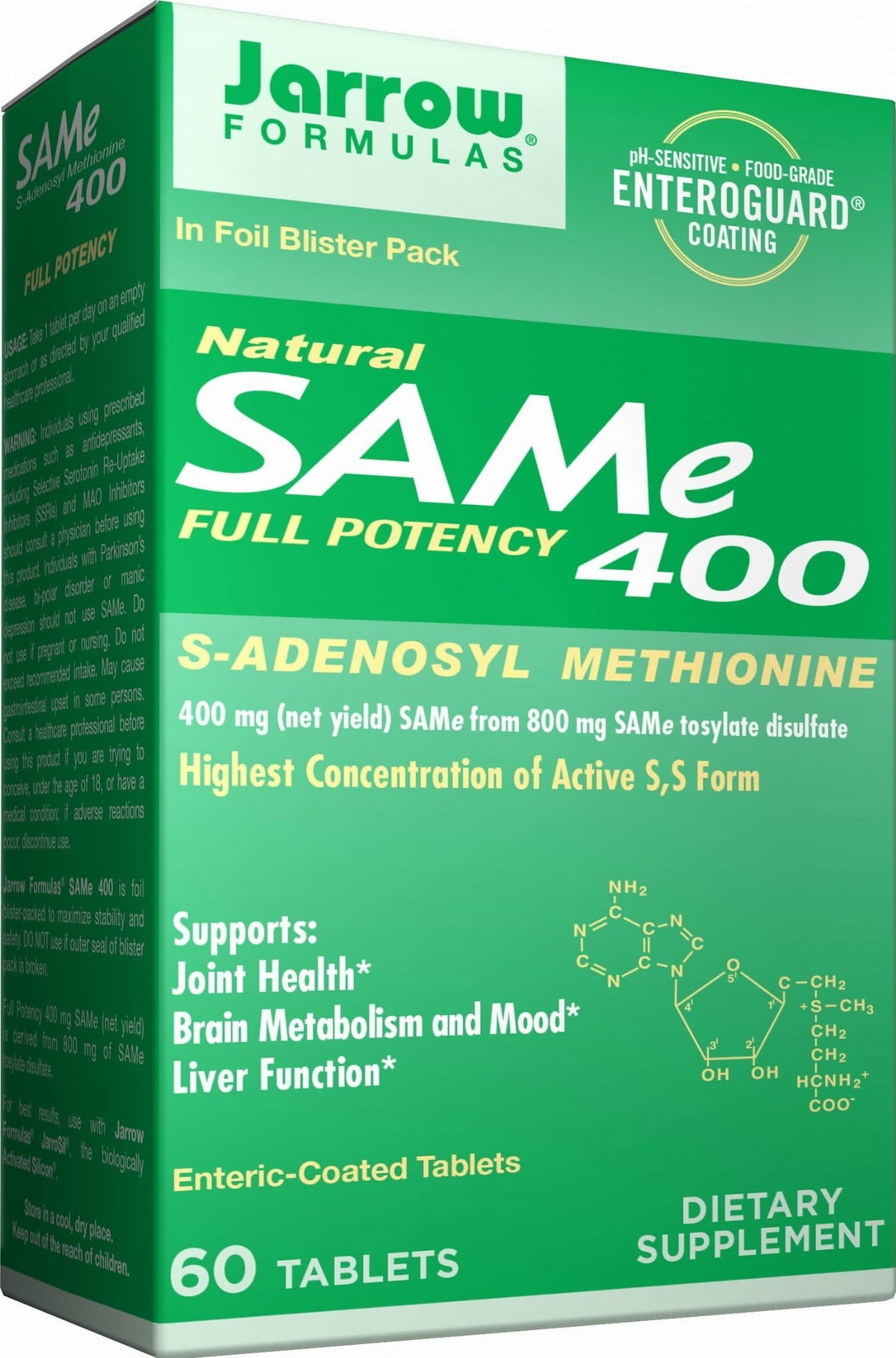 GLEICHE 400 MG 60 tablet JARROW-FORMELN