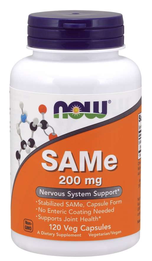 GLEICHES S-adenosylmethionin 200 MG 120 kapslí NOW FOODS