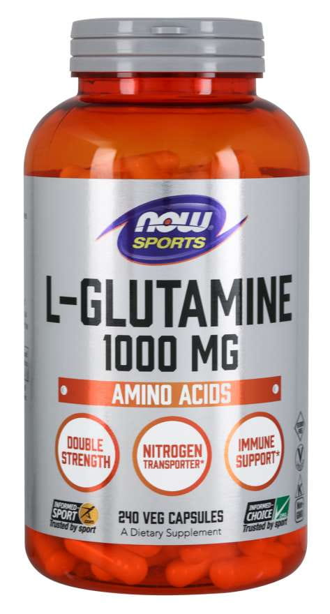 L - Glutamin 240 kapslí NOW FOODS