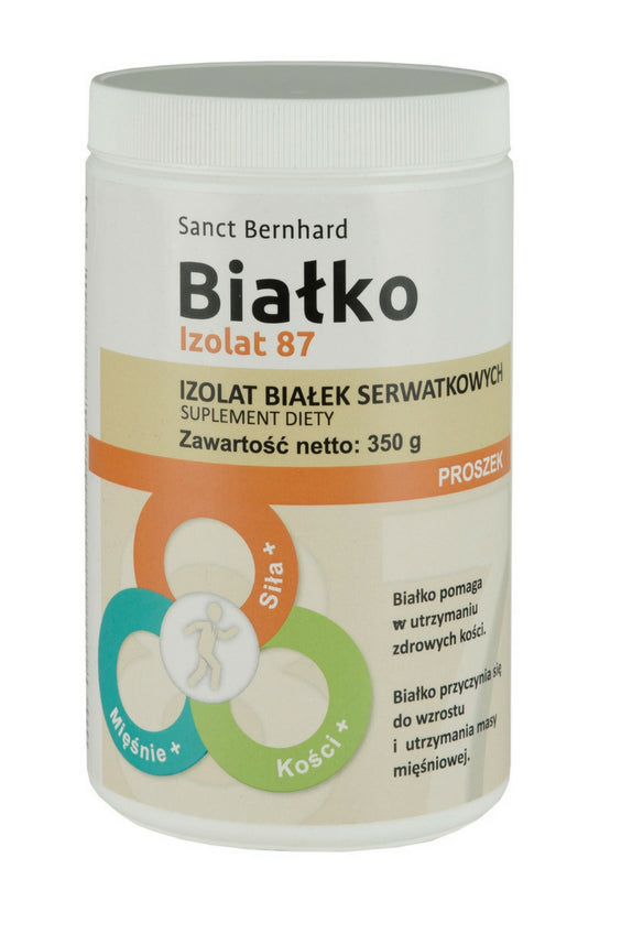 Proteinový izolát 87 Syrovátkový proteinový izolát 350 g KRAUTERHAUS SANCT BERNHARD