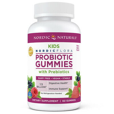 Probiotické gumové medvídky pro děti 60 NORDIC NATURALS