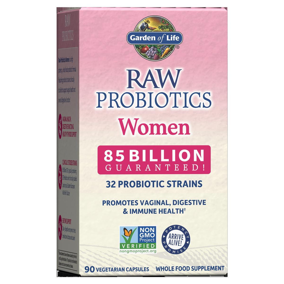 Raw probiotics Women 90 Capsules GARDEN OF LIFE