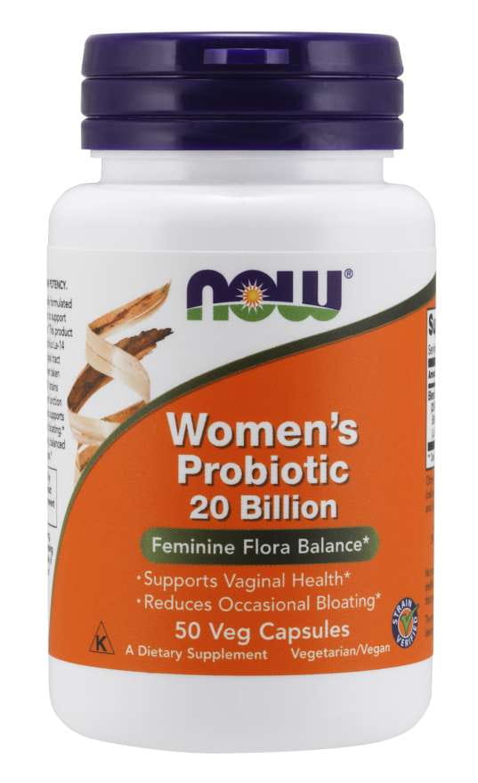 Probiotic for Women Probiotic for Women 20 Billion CFU 50 Capsules NOW FOODS