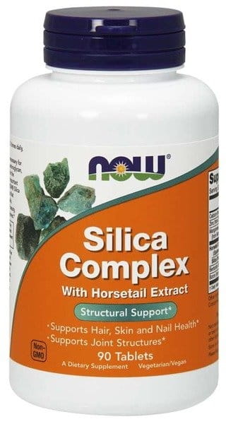 Silica-Komplex Μαλλιά Δέρμα Νύχια 90 Δισκία NOW FOODS