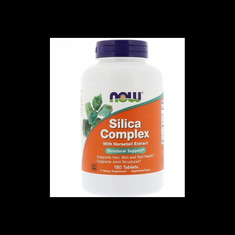 Silica-Komplex Μαλλιά Δέρμα Νύχια 180 δισκία NOW FOODS