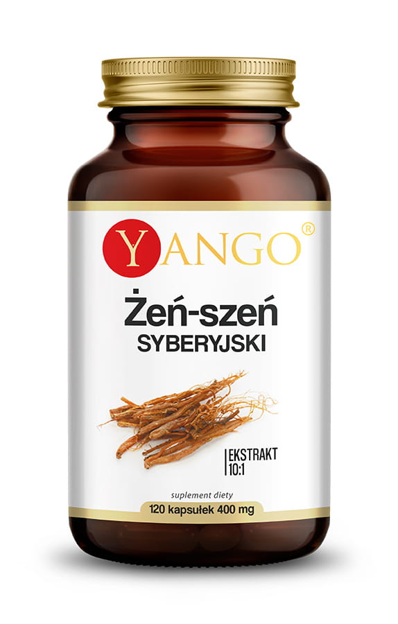 Sibirischer Ginseng-Extrakt 10: 1 120 Kapseln YANGO