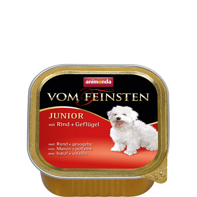 Vom Feinsten Junior Gericht mit Rind und Geflügel 150g - ANIMONDA