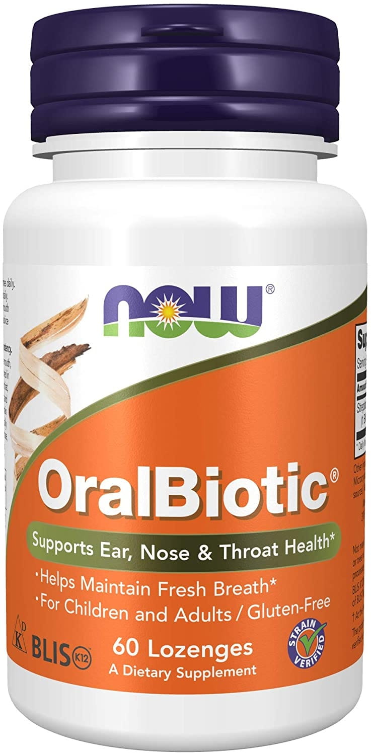 Oralbiotic 60 แคปซูล NOW FOODS
