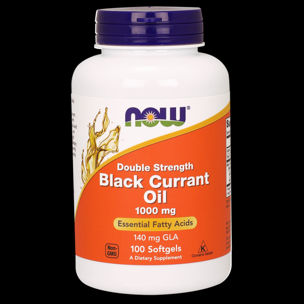 Óleo de groselha preta 1000 MG 100 cápsulas NOW FOODS