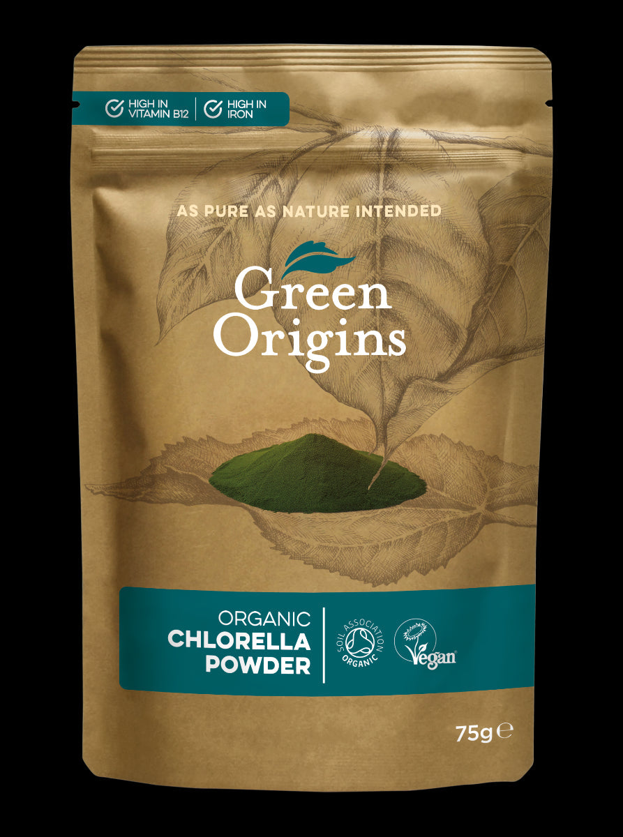 Serbuk Bio-Chlorella 75 g GRÜNER URSPRUNG