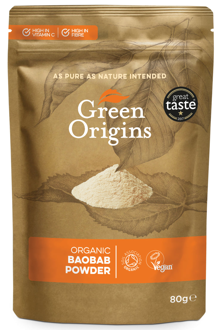 Bio-Baobab-Poeder 80 g GRÜNER URSPRUNG