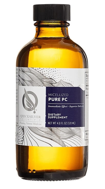 Micellarized pure PC Phosphatidylcholine 120 ml QUICKSILVER SCIENTIFIC