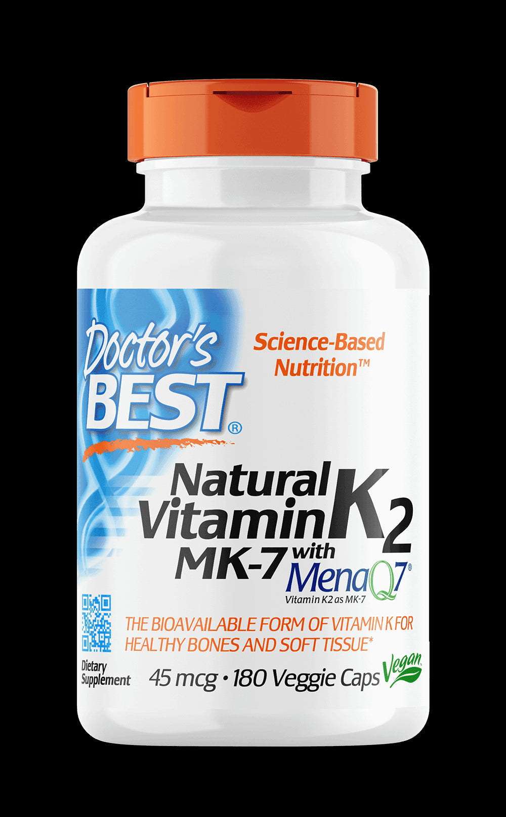 Vitamin K2 MK7 45 mcg 180 viên nang DOCTOR'S BEST