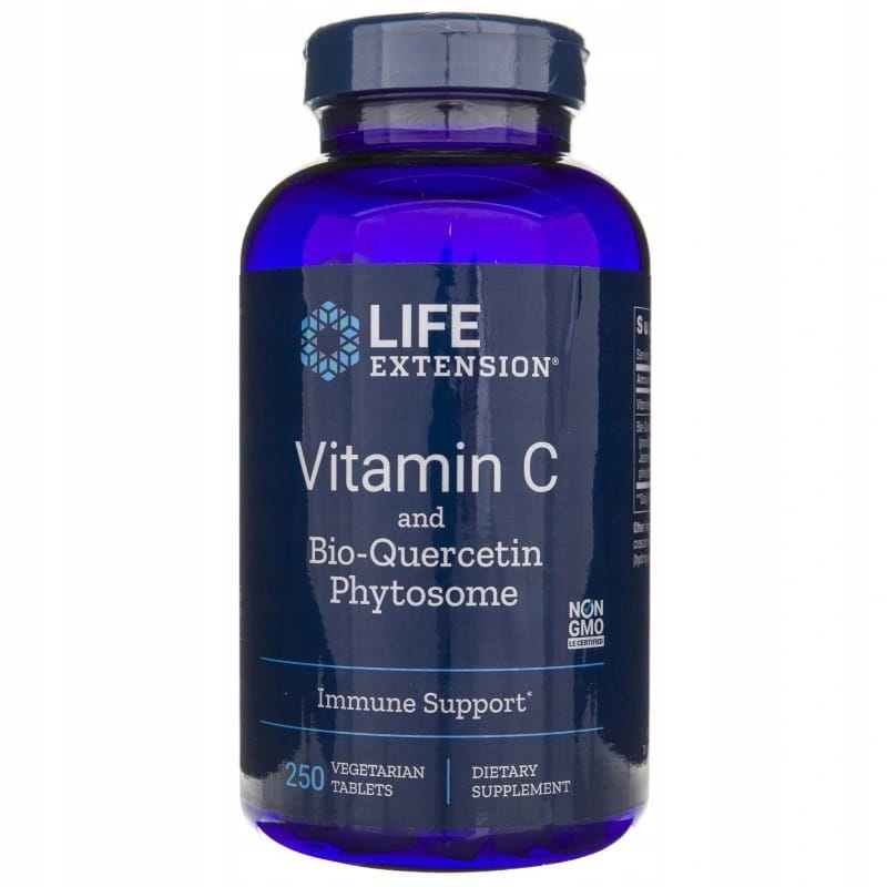 Vitamin C und Bioquercetin Phytosom 250 Tabletten LEBENSVERLÄNGERUNG