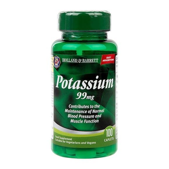 Kaliumkalium 99 MG 100 Tabletter HOLLAND & BARRETT