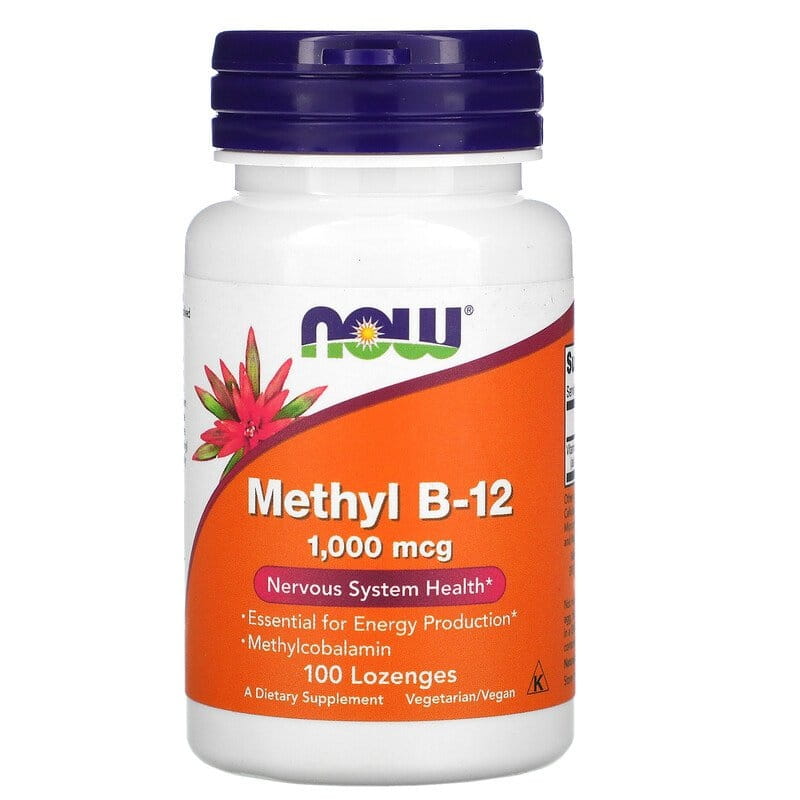 Vitamine B12 Methyl B - 12 1000 mcg 100 Tabletten NOW FOODS