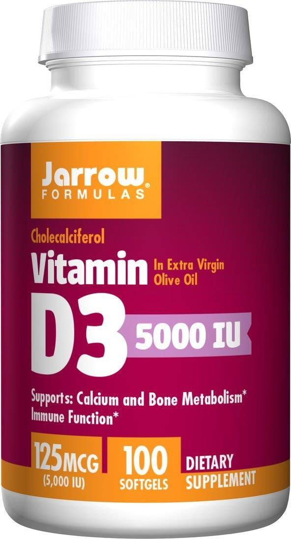 Vitamin D3 5000 IE 125 mcg 100 Viên nang JARROW-FORMELN